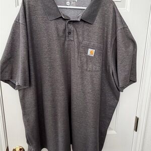 Carhartt Charcoal Polo Shirt for Men